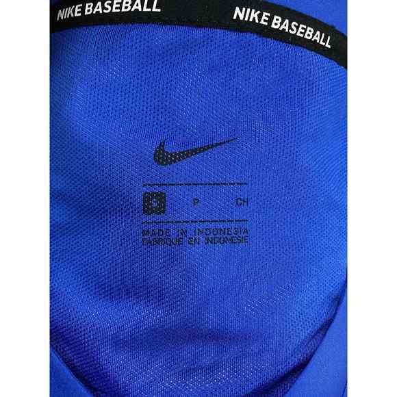 Nike Men's Baseball Pullover Jacket Windbreaker Short Sleeve Blue NEW $85 Small‎ - Picture 6 of 8